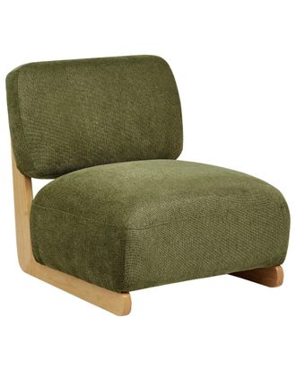 Beliani Sill&oacute;n Tela Verde