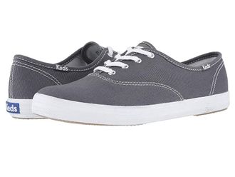 Keds Champion Canvas Lace-Up Womens Lace up casual Shoes Graphite : 5.5 B - Medium
