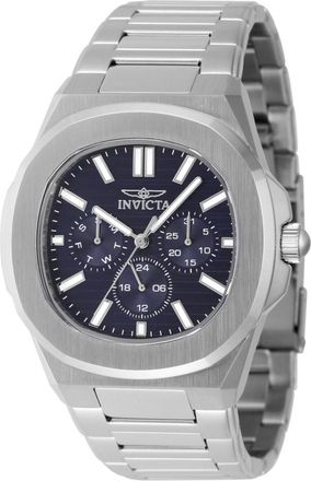 Invicta Speedway 48326 Heren Horloge - Quartz Uurwerk - Roestvrij Staal met blauwe Wijzerplaat - 41mm