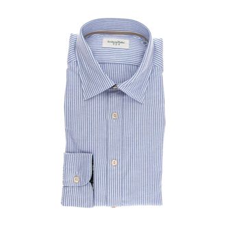Tintoria Mattei Camicia - Heren - Casual Overhemden - Veelkleurig - L - Overhemden