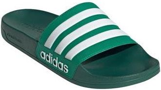 adidas Adilette Shower Slide in Court Green/White/Green at Nordstrom Rack, Size 12