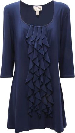 Joseph Ribkoff Dames, Jurken, Blauw, Maat: 2XL Wol