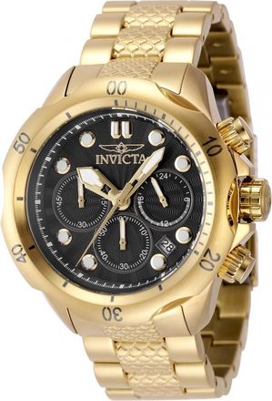 Invicta Venom Chronograph GMT Quartz Black Dial Mens Watch 47754