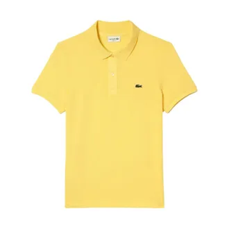 Lacoste Polo Shirts, male, Yellow, Size: L/XL Slim Fit Piqu&eacute; Polo L.12.12