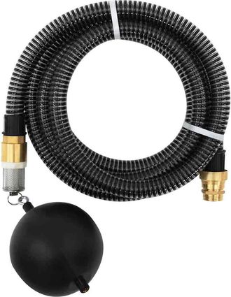 vidaXL Manguera De Succi&oacute;n Con Conectores De Lat&oacute;n Pvc Negro 29 Mm 10m Vidaxl