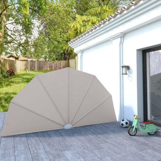 vidaXL Toldo Lateral Plegable Terraza Color Crema 200 Cm Vidaxl