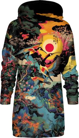 Mr. Gugu & Miss Go Japanese Heron Oversize hoodiejurk