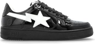 A Bathing Ape Sportschoenen - Heren - Sneakers - Zwart - 42 EU - Leer - Schoenen