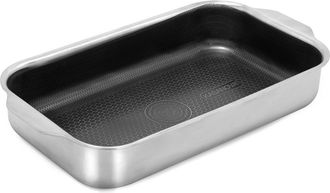 KASANOVA Teglia 30x16x6 cm per forno e piano cottura Tri - Ply