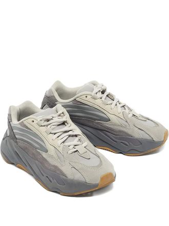 Yeezy by Kanye West Boost 700 V2 sneakers - women - Canvas/Calf Suede/Calf Leather/Fabric/Rubber - 36.5 - Grey