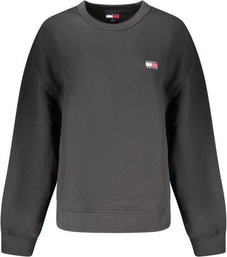 Tommy Hilfiger Sweatshirt met Lange Mouwen - Dames - Sweatshirts - Zwart - XS - Katoen - Hoodies & sweatvesten