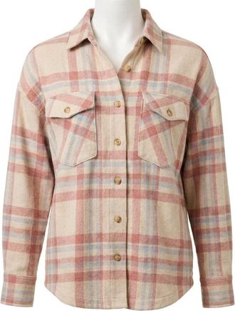 Faherty Legend Sweater Overshirt In Lakeside Plaid