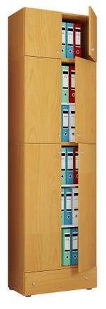 ebuy24 Armario De Archivo De Armario De Oficina Lona 5-piece As 240x70x39 - Vcm