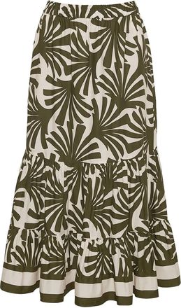 Cara Cara Chase midi skirt - Neutrals