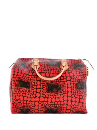 Louis Vuitton Speedy Handbag Limited Edition Kusama Town Monogram Canvas 30 satchel - Rood