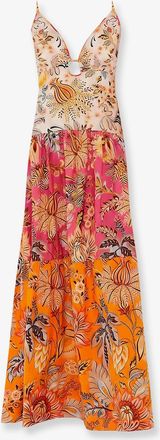 Farm Rio Vestito Ligia Floral Mix - FARM RIO - gender_Woman