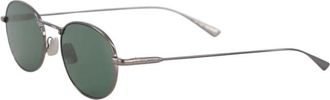 Saint Laurent Zwarte ronde metalen zonnebril - Heren - Zonnebrillen - Zwart - ONE Size - Nylon - Accessoires