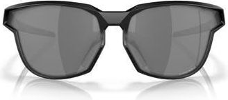 Oakley 73mm Prizm Polarized Oversize Wraparound Sunglasses in Matte Black at Nordstrom Rack