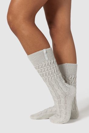 Lounge Snug Gebreide Sokken - Frost - S-M