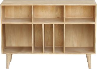 Miliboo Aparador Mueble De Almacenaje De Botellas O Vinilos En Mango Macizo Isidro