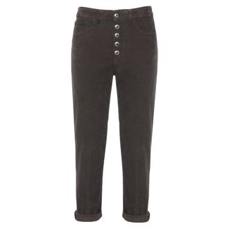 Dondup Corduroy Broek - Dames - Jeans - Bruin - Maat: W26 Corduroy