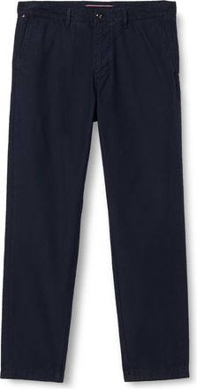 Tommy Hilfiger Men Chino Chelsea Gabardine GMD Woven Pants, Blue, 40W / 34L