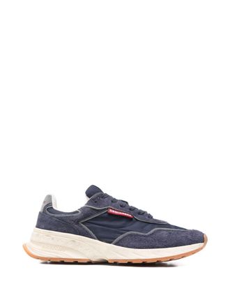 Dsquared2 Suede Panel Sneakers With Lace-Up Fastening