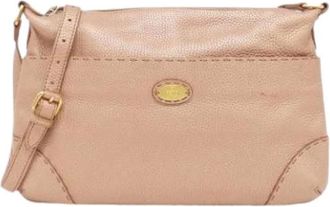 Fendi Pre-owned Cross Body Bags, female, Beige, Size: ONE SIZE Pre-owned Vintage Shoulder Bag
