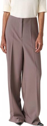 Soaked In Luxury Corinne High-Waisted Wide Legs Trousers In Dark Gull Gray
