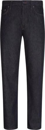 Ermenegildo Zegna Roccia five-pocket jeans - men - Elastane/Cashmere/Cotton - 35 - Blue