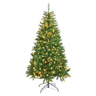 Mobili Rebecca &Aacute;rbol de navidad con 400 luces led de pvc verde alt. 210 cm
