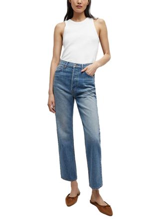 Veronica Beard Daniela Straight-Leg Jean In Lakeshore