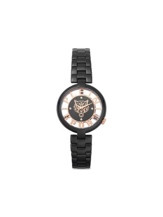 Plein Sport Orologio con motivo tigre 7mm - Nero