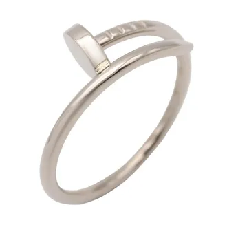 Cartier Silver White Gold (18K) Band Ring (Pre-Owned)