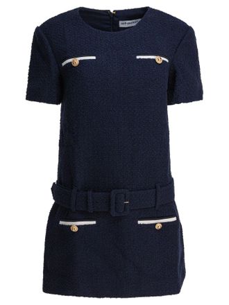 Self Portrait Bouclé Dress