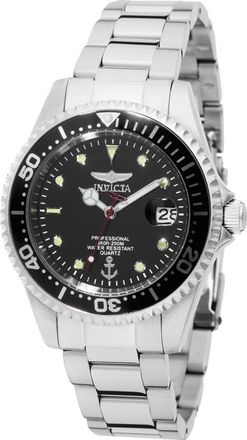 Invicta Ocean Voyage Quartz Black Dial Mens Watch 50143