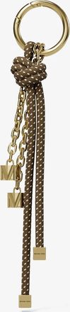Michael Kors Gold-Tone and Speckled Cord Bag Charm