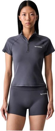 Sporty & Rich Serif T-Shirt - Sport - Mujer - Gris - L