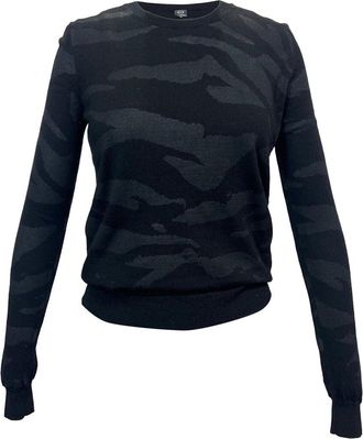 Alexander McQueen Alexander Mcqueen Mcq Printed Crewneck Sweater, Size Int S (Authentic Pre- Loved)