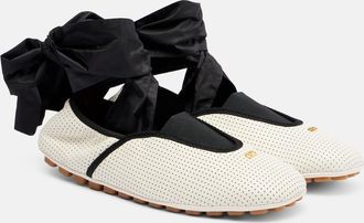 Valentino Garavani Rythmika perforated leather ballet flats