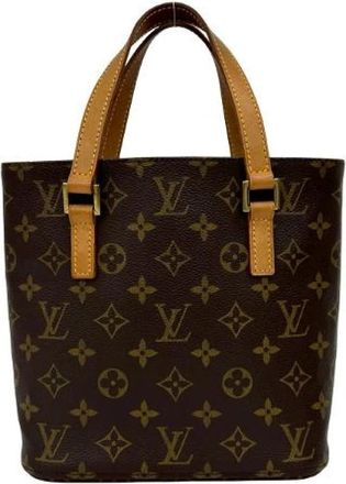 Louis Vuitton Pre-owned Vintage Handtas - Dames - Vintage Handtas - Bruin - ONE Size - Leer - Vintage