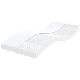 Berkfield Home Foam Mattresses 2 pcs White 90x190 cm 7-Zone Hardness 20 ILD