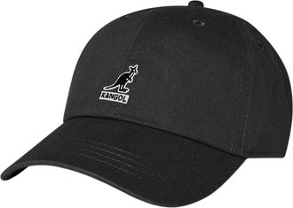 Kangol Unisex Kangoeroe Katoen Blend Baseballpet voor volwassenen (Zwart)