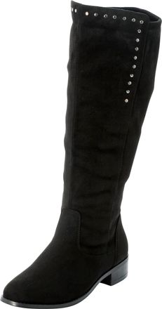 Sheego Weitschaftstiefel SHEEGO, Damen, Gr. 37, XXL-Schaft, schwarz, Lederimitat, Schuhe Weitschaftstiefel