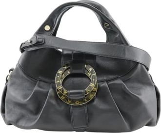 Bulgari Pre-owned Handbags, female, Black, Size: ONE SIZE Pre-owned Leather handbags