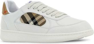 Burberry Mens White Leather Sneakers Whitesandipchk