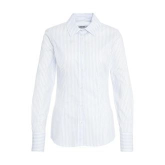 Mauro Grifoni Shirts, female, Blue, Size: L Striped Shirt