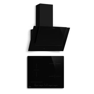 Klarstein Klarstein Halosync Placa De Inducci&oacute;n Y Campana Extractora 4 Zonas De Cocci&oacute;n 8400 W 632 M&sup3;/h 60 Cm