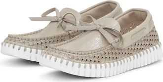 Ilse Jacobsen Womens Tulip Loafer In Silver