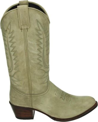 Sendra 16725 Debora - Dames - Cowboylaarzen - Groen - 42 EU - Schoenen
